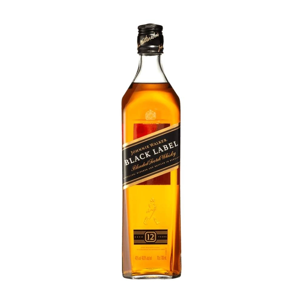 Johnnie Walker BLACK LABEL Blended Skotch - 700 ml -